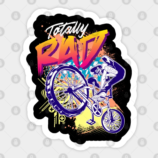 Totally Rad BMX Sticker by Styleuniversal